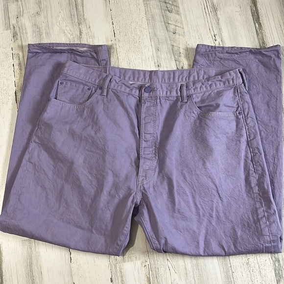 Levi’s 501 Button Fly Purple Jeans Size 44 - Picture 4 of 9